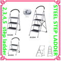 household iron step ladder 4 steps retraactable stepladder kitchen stool lidl